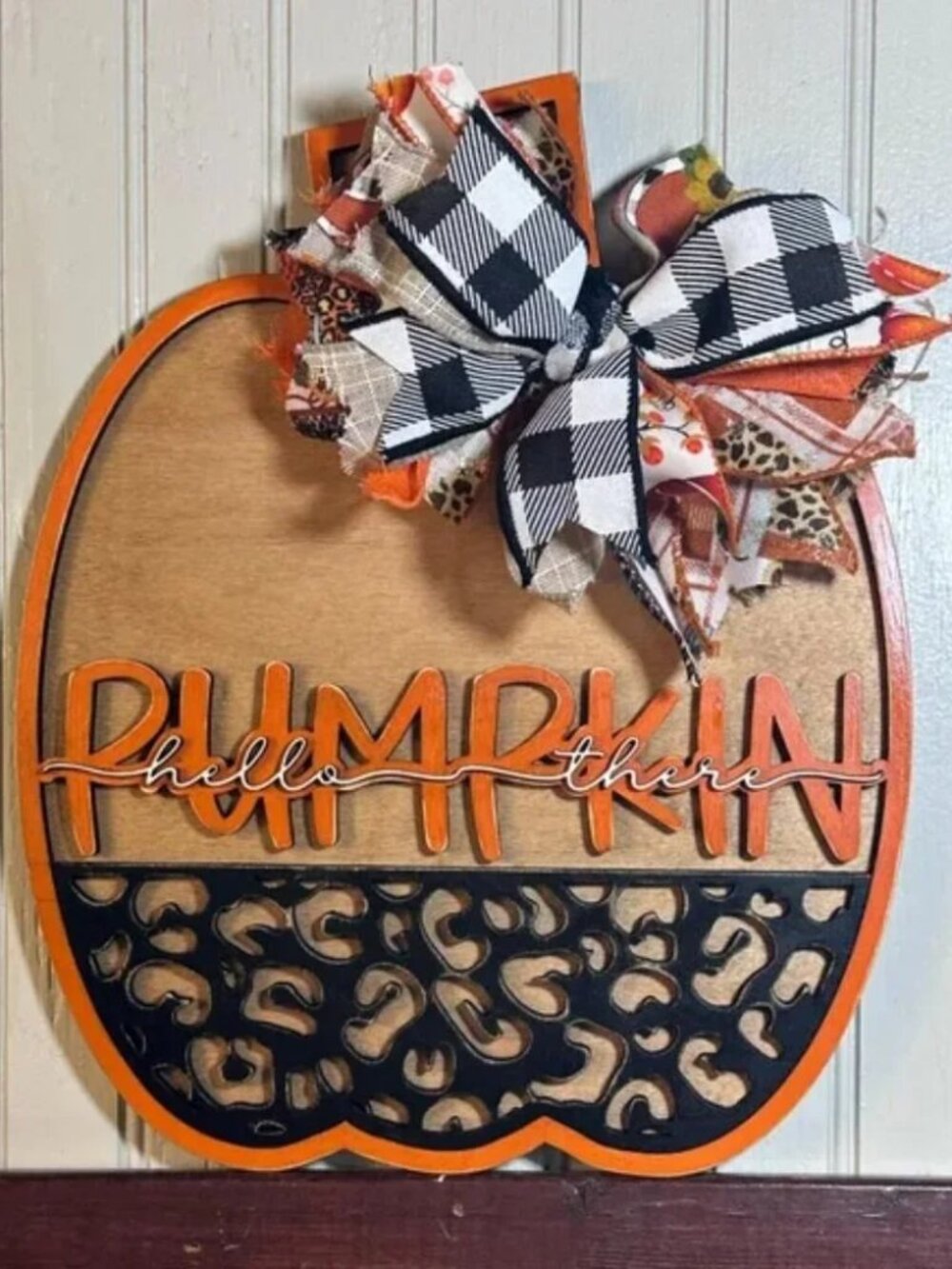 HELLO THERE PUMPKIN SIGN DOOR SIGN